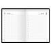 Agenda-Handwerker-Notizbuch kariert, schwarz