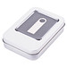 USB-Stick Metall, 4 GB, silber