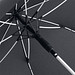 FARE® Automatik-Stockschirm Windproof, schwarz-weiß