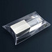 USB-Stick 3D inkl. Gravur, 4 GB, transparent/silber