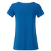 JAMES & NICHOLSON Damen T-Shirt Basic aus Bio-Baumwolle, blau, M