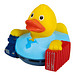 Schnabels® Bade-Ente Spedition, gelb/hellblau