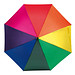Automatik-Stockschirm Comfort, regenbogenfarben