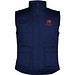 Almanzor Vielseitige Thermo Arbeitsweste mit hohem Kragen, marineblau, M