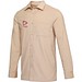 Alum 252 g/m² Hemd aus Cord Unisex, oatmeal, L