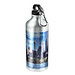 Aluminiumflasche Sporty, 600 ml, silber