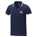 Amarago Polo mit abgesetztem Rand für Herren, navy, M