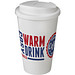 Americano® 350 ml Isolierbecher mit auslaufsicherem Schraubverschluss, weiß/weiß