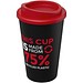 Americano Eco recycelter Becher, 350 ml, schwarz/rot