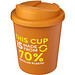 Americano® Espresso Eco 250 ml recycelter Isolierbecher mit auslaufsicherem Deckel, orange