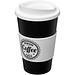 Americano Isolierbecher mit Schutzring, 350 ml, schwarz,weiss