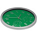 Analoge Wanduhr XL, ø 35 cm, Grün