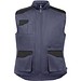 Armada Arbeitsweste mit mehreren Taschen, blei-schwarz, XL