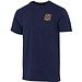 Azurite 160 g/m² Kurzärmeliges T-Shirt Bio Baumwolle (OCS), unisex, navy, S