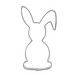 Backförmchen Single-Pack, Ostern, Hase 3, 1-seit. Druck