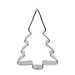 Backförmchen Single-Pack, Weihnachten, Tannenbaum, 2-seit. Druck