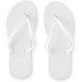 BALI S / M. Flip-Flops mit vollständig veredelbaren Sublimationssohlen, Weiß