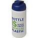 Baseline 500 ml recycelte Sportflasche mit Klappdeckel, natural