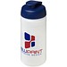 Baseline® Plus 500 ml Sportflasche mit Klappdeckel, transparent/blau