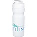 Baseline® Plus 650 ml Sportflasche mit Klappdeckel, weiß/weiß