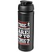 Baseline Plus grip Sportflasche mit Klappdeckel, 750 ml, schwarz