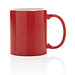 Basic Keramiktasse, rot