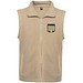 Bellagio Fleece Bodywarmer Unisex, sand meliert, 2XL