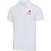 Beryl 220 g/m² Kurzärmeliges Poloshirt Bio-Recyclingmaterial (OCS), unisex, weiss, XS