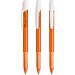 BIC® Media Clic Grip Kugelschreiber Gefrostetes Orange/Gefrostetes Weiß Blaue Tinte
