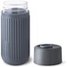 Black+Blum Glas-Reisebecher 340ml, grau