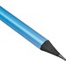 Bleistift mit Radiergummi in Metallic-Farben, hellblau