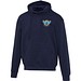 Boris Oversize Kapuzenpullover aus recycelter 280 g/m2 Bio Baumwolle (OCS), unisex, navy, 4XS