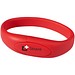 Bracelet USB-Stick, rot, 2GB