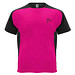 Bugatti T-Shirt Unisex aus recyceltem Material, fuchsia / schwarz, 2XL