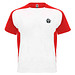 Bugatti T-Shirt Unisex aus recyceltem Material, weiß / rot, XL