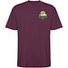 Bull Overzise T-Shirt Unisex, Plum red, M