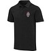 Calgary Poloshirt für Herren im Washed Look, 200 g/m2, schwarz, XL
