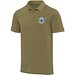 Calgary Poloshirt für Herren im Washed Look, 200 g/m2, waldgrün, XL