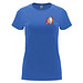 Capri T-Shirt für Damen, Riviera Blue, M
