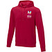 Charon Herren Kapuzenpullover, rot, M
