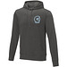 Charon Herren Kapuzenpullover, storm grey, M