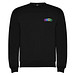 Clasica Sweatshirt mit Rundhalsausschnitt für Kinder, schwarz, 7/8