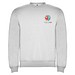 Clasica Sweatshirt mit Rundhalsausschnitt Unisex, Ash white melange, 2XL