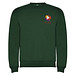 Clasica Sweatshirt mit Rundhalsausschnitt Unisex, dunkelgrün, XL