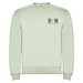 Clasica Sweatshirt mit Rundhalsausschnitt Unisex, Mist Green, 2XL