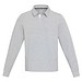 Clyde Rugby Polo Sweatshirt Unisex, heather grau, M