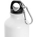 COLLINA. Aluminiumflasche mit Karabiner 540 ml, Weiß