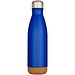 Cove 500 ml doppelwandige, vakuumisolierte Trinkflasche aus Edelstahl mit Korkdetails, royalblau