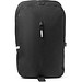 DELFOS. Rucksack mit einem Schultergurt aus 300D recyceltem Polyester und 600D recyceltem Polyester, mit 210D-Futter aus recyceltem Polyester, Schwarz