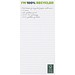 Desk-Mate® 1/3 A4 recyclelter Notizblock, weiss, 100 pages